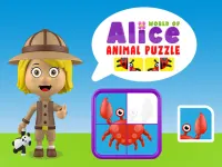 World of Alice   Animals Puzzle background