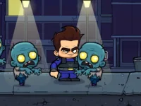 City Zombie Survival 2D background