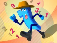 Number Run 3D Casual Game background