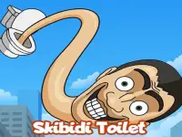 Skibidi Toilet Move Face background