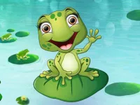 Greedy frog background