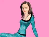 Alexis Bledel Dress up background