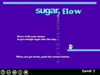 Sugar flow background