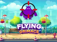Flying Grimace background