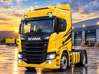 Euro Truck Driving Game background