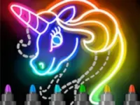 Learn To Draw Glow Cartoon background
