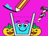 Happy Filled Glass Game background