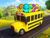 Bus Match: Color Parking Jam background