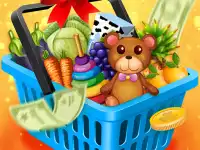Kids Go Shopping Supermarket background