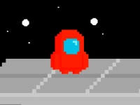 Red İmpostor Guys : Multiplayer Race background