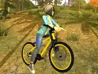 BMX Offroad Trial Stunts background