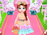 Baby Taylor Wedding Flower Girl background