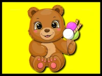 Cute Bear Memory background