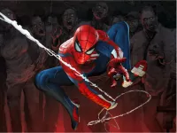 Spiderman Vs Zombie background