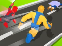 Superhero Transform Change Race background