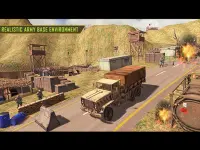 Army Car Truck Transport Game background