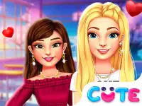 BFFs High School First Date Look background