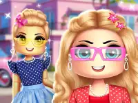 Roblox In Barbie Style background