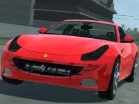 Ferrari Track Driving background