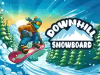 Downhill Snowboard background