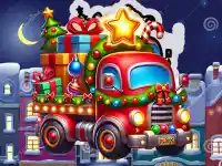 Christmas Truck Run: Festive Endless Racing Fun background