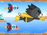 Flying Cat background