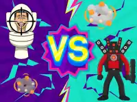 Speakerman Vs Skibidi Toilet background