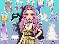 Vlinder Girl Fashion Story background