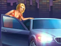 City Driving Car 4D background