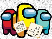 Coloring Games: Among Us background
