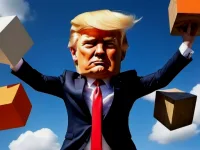 Trump Wobble Walk Challenge background