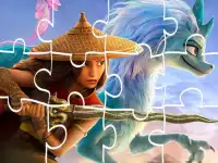 Raya And The Last Dragon Jigsaw background
