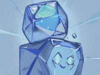 Ice is coming background