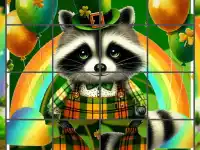 St Patricks Happy Animals background