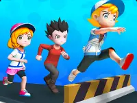 Parkour Run 3D background
