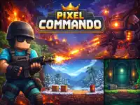 Pixel Commando background