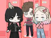 School Style Dress Up background