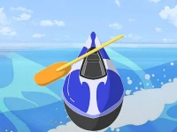 Rowing boat 3d background