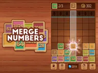 Merge Numbers : Wooden edition background