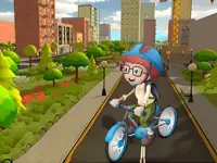 Crazy bike fun background