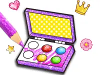 Glitter Beauty Coloring And Drawing background