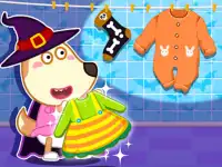 Kids Cleanup Yard background