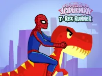 Spiderman T-Rex Runner background
