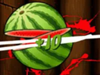 Katana Fruits Cutting Fun background