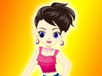 Cute Girl Dress Up background