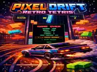 PIXEL DRIFT RETRO TETRIS background
