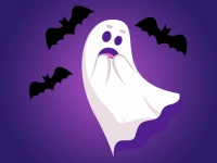 Halloween Ghost Jigsaw background