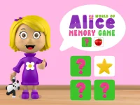 World of Alice   Memory Game background