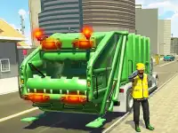 American Trash Truck Simulator Game 2022 background