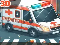 Ambulance Driver 3D background
